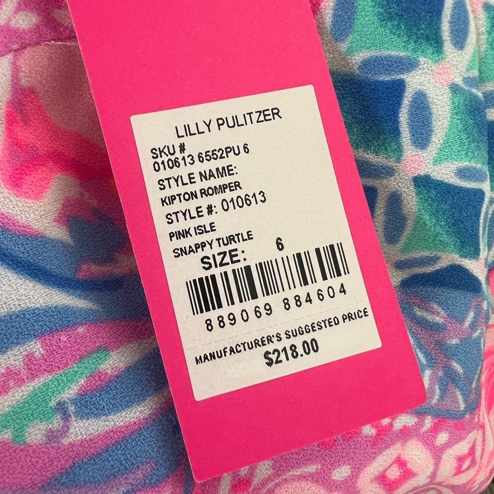 Lilly Pulitzer One-Shoulder Romper - Picture 2 of 2